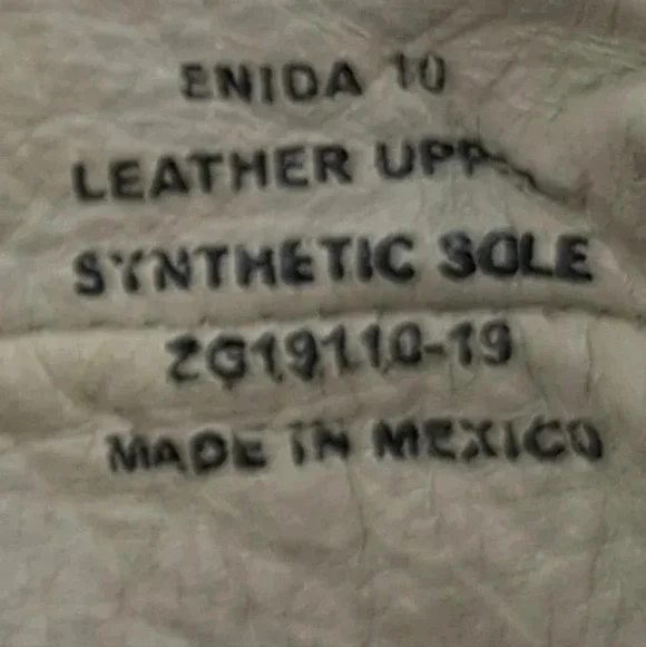 ARTISAN Crafted By Zigi Womens Leather Enida Off White Sandals Size 10 - Picture 9 of 10